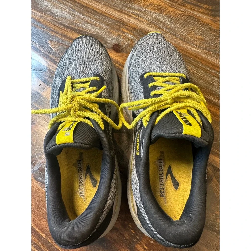 Brooks Adrenaline GTS 24 Men 9 Running Shoes Pittsburgh Special Edition Marathon